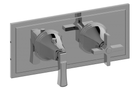 M-Series Valve Trim with Two Handles - Trim only