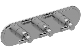 M-Series Valve Trim with Three Handles - Trim only