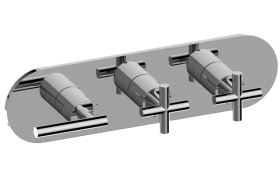 M-Series Valve Trim with Three Handles - Trim only