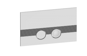 Flush plate compatible with GEBERIT Sigma 8, Sigma 12 and TECE