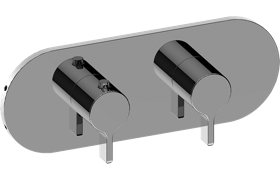 M-Series Valve horizontal Trim with Two Handles - Trim only