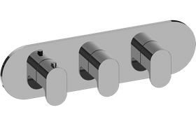 M-Series Valve horizontal Trim with Three Handles - Trim only