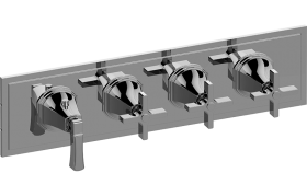 M-Series Valve Trim with Four Handles - Trim only